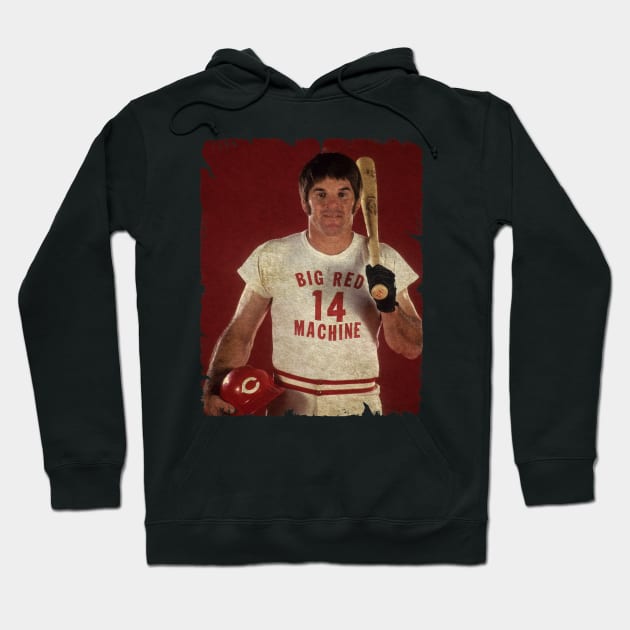 Pete Rose - (Charlie Hustle) Hoodie by PESTA PORA